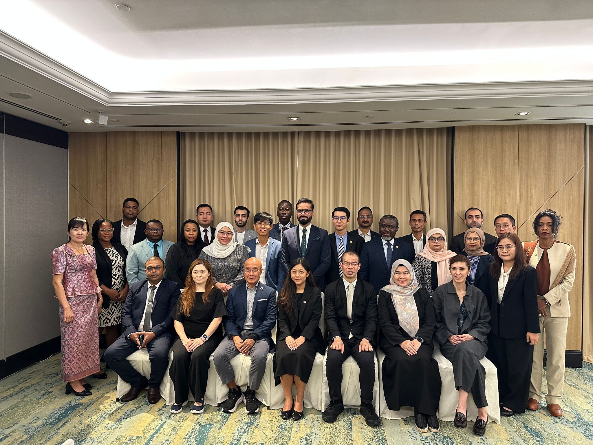 Group Photo of fellow government officials from Asia, Africa, Europe, the Caribbean and the Pacific region who participated for the course